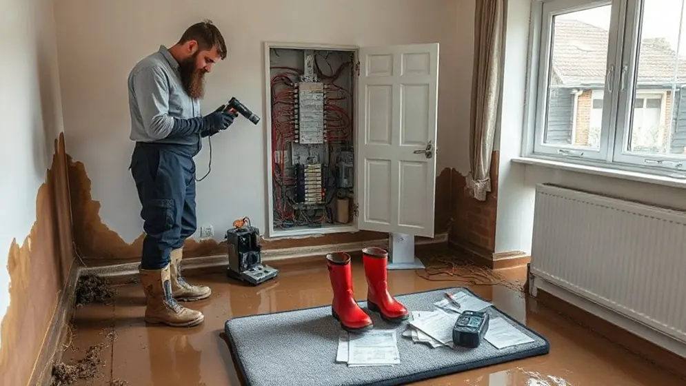 Flood-Damaged Electrics in Ditton